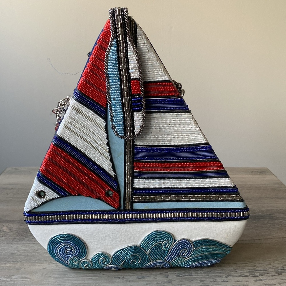 Mary Frances Beaded Sailboat Crossbody Bag - Picture 10 of 13
